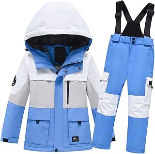 Traje De Esquí Niño Ligero Mono De Esquí De Nieve Con Nieve Babero Abrigo Con Capucha Pantalones De Nieve Completo Esquí Niño Modelos Coloridos Mono De Esquí Niña 2 Años Regalos Navidad