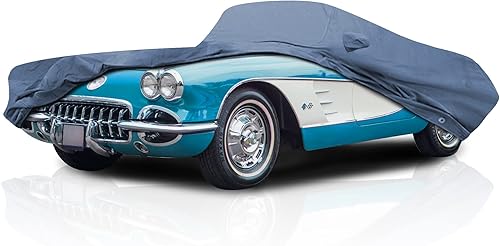 Supreme - Funda de automóvil para Chevy Corvette C1 1953-1957 con bolsillos para espejo, impermeable, protección UV, resistente al polvo, para