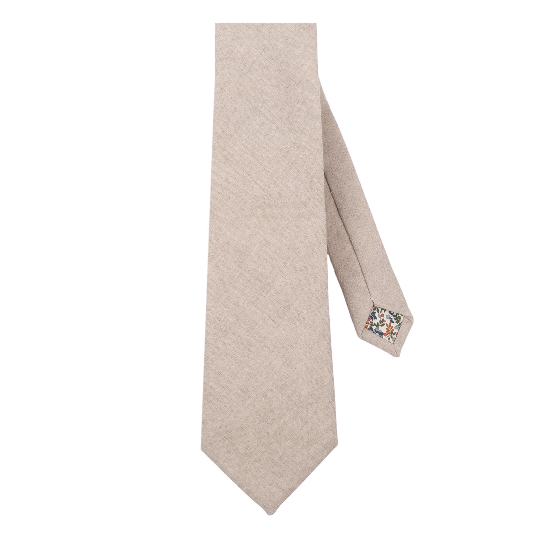 Cravate Lin naturel ficelle - Made in France