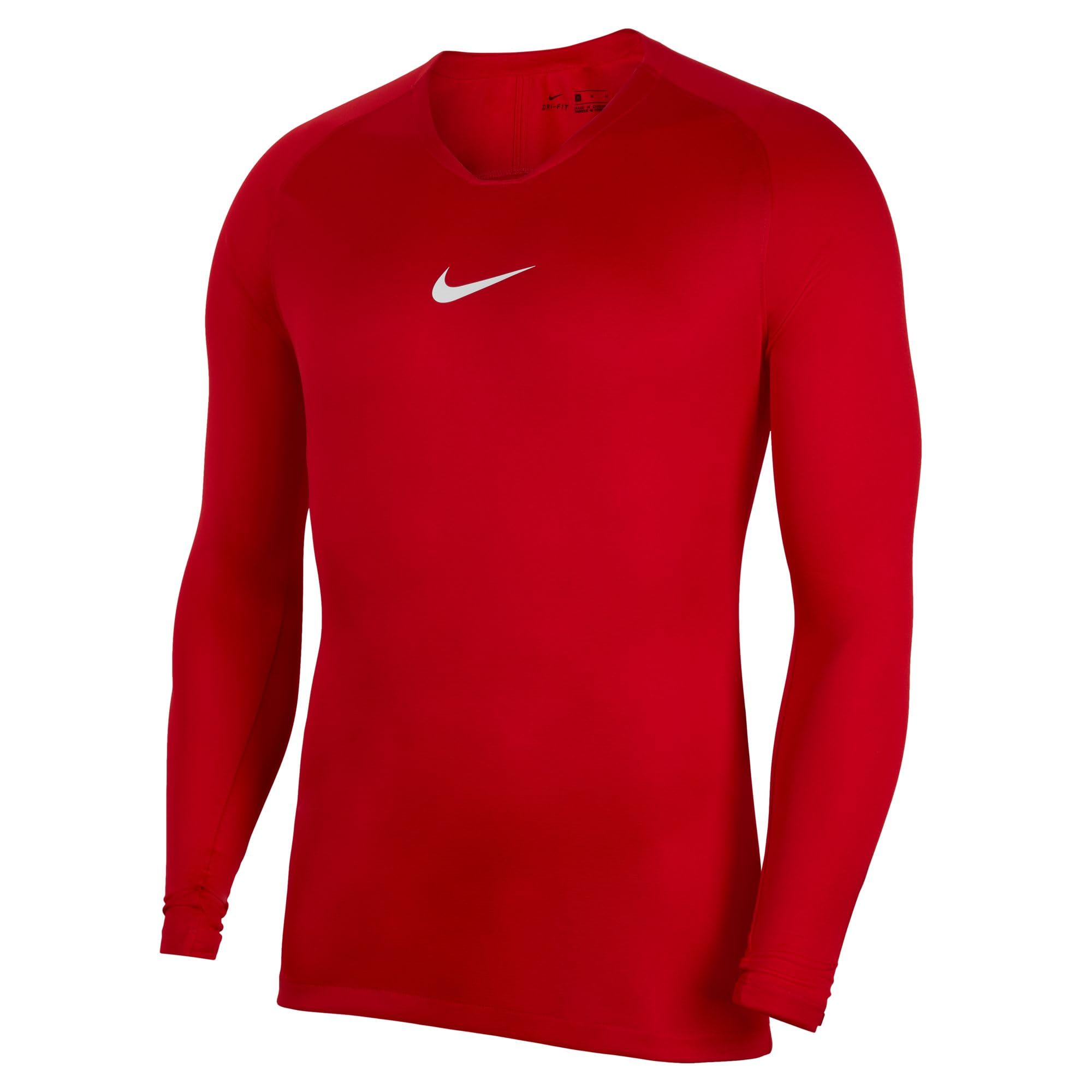 NIKE Men's Nike Park First Layer Thermal Long Sleeve Top, Red, XXL UK