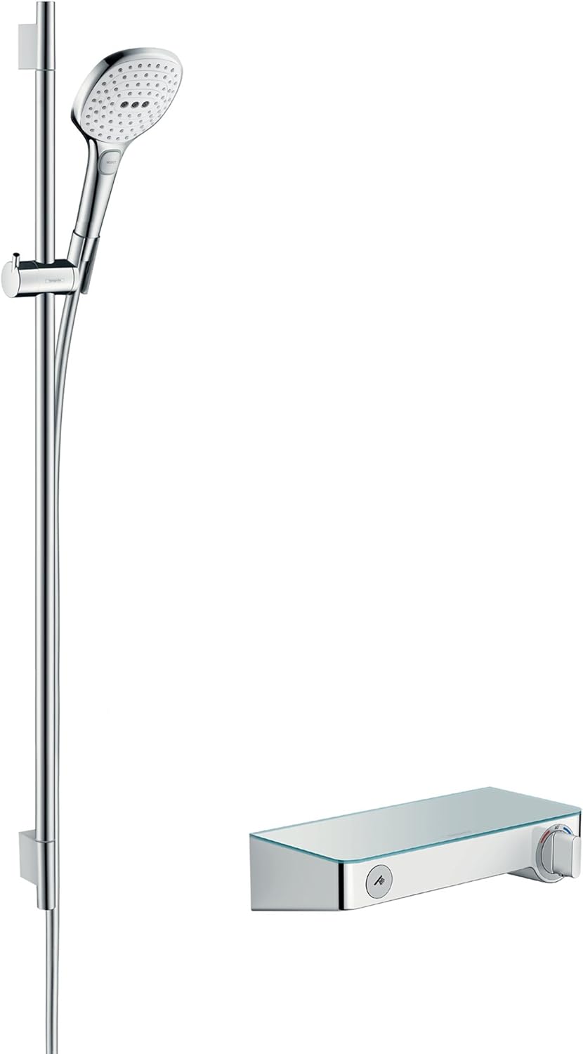 Best Cyber Deals 🔥 hansgrohe Raindance Select E Shower system 120 with ShowerTablet Select thermostatic mixer and shower rail 90 cm