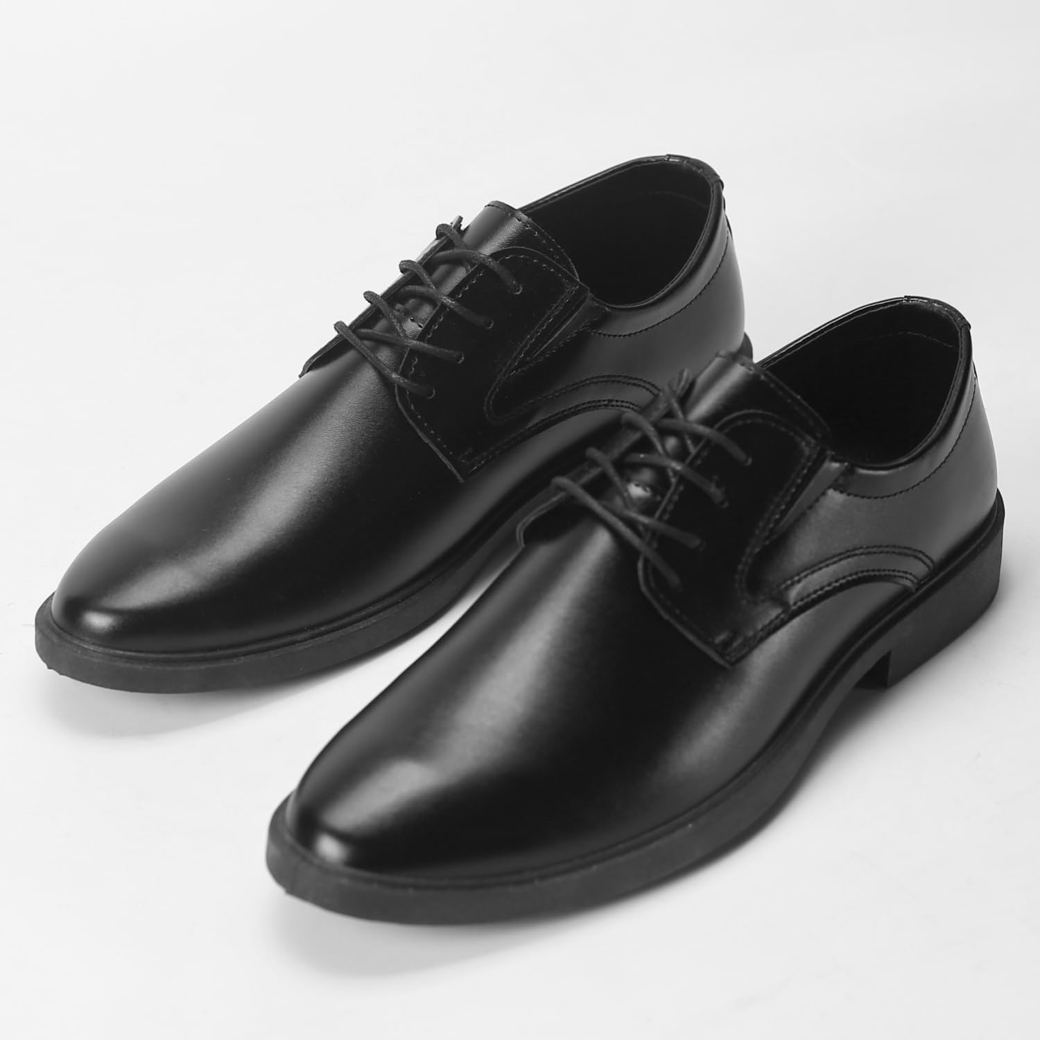 Men’s Dress Shoes Formal Oxford Slip On Business Derby Classic Lace-Up Tuxedo Shoes - Image 4