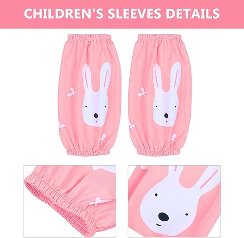 Miniatura 6 de Breathable Apron with Pocket and Sleeves for Painting Baking Cooking Reusable Art Smock for Boys and Ages for Creative Activities and Outdoor Use