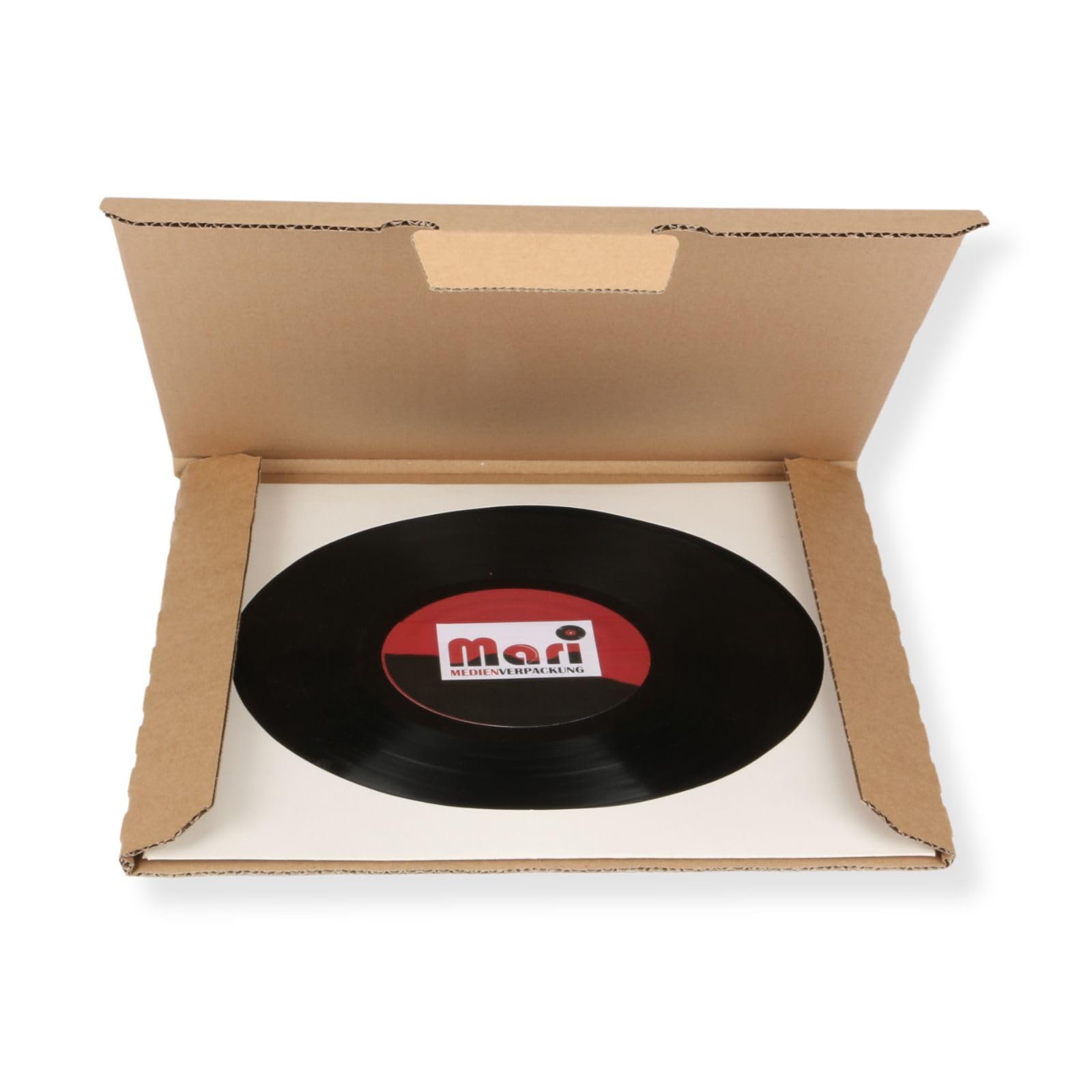 200 St. Deluxe Versandkartons für eine LP Schallplatte 325x325x4 mm Kartonage für Vinyl LP Maxi 12 Zoll extra stark
