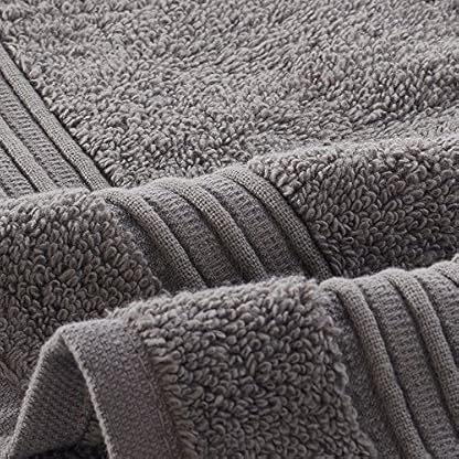 Modern Threads Pacific Coast Textiles Handtuch-Set aus 100% türkischer Baumwolle, Platinum, 6-teilig – Bild 4