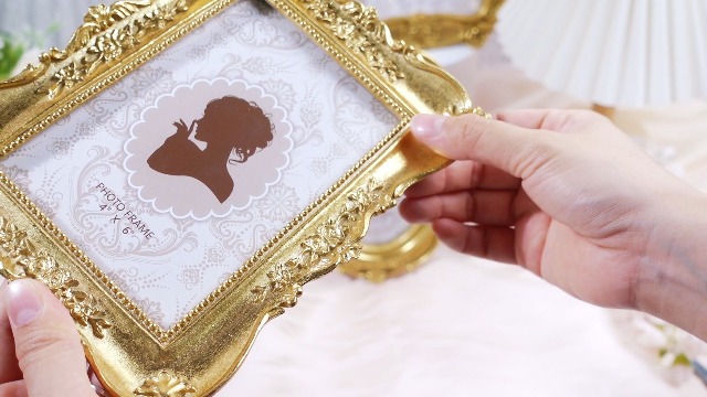Amazon.com - Qunclay 3 Pcs Vintage Resin Picture Frame 4 x 6,5 x 7