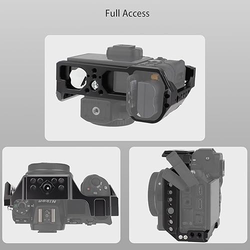 Miniatura 4 de Jaula completa para cámara Nikon Z6II Z7II Z6 Z7 Z6ii Z7II sin espejo, soporte de luz de relleno de micrófono de montaje de extensión, accesorios de