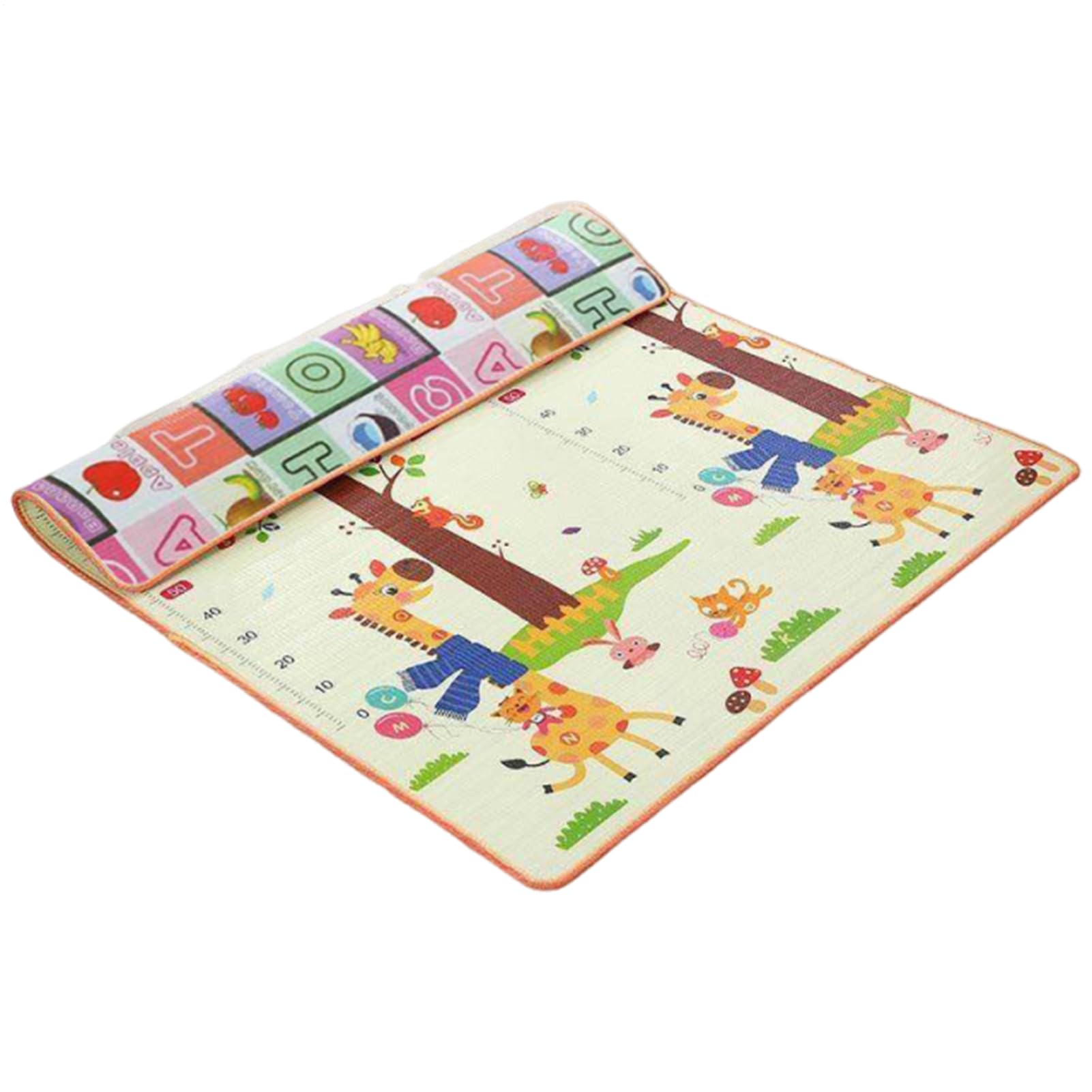 Tappeto Attività Bambini 200 x 180 cm Tappeto per Gattonare e | Tappeto per Sala Giochi e Area Ricreativa Per Casa Appartamento Fattoria Asilo Soggiorno e Camera da