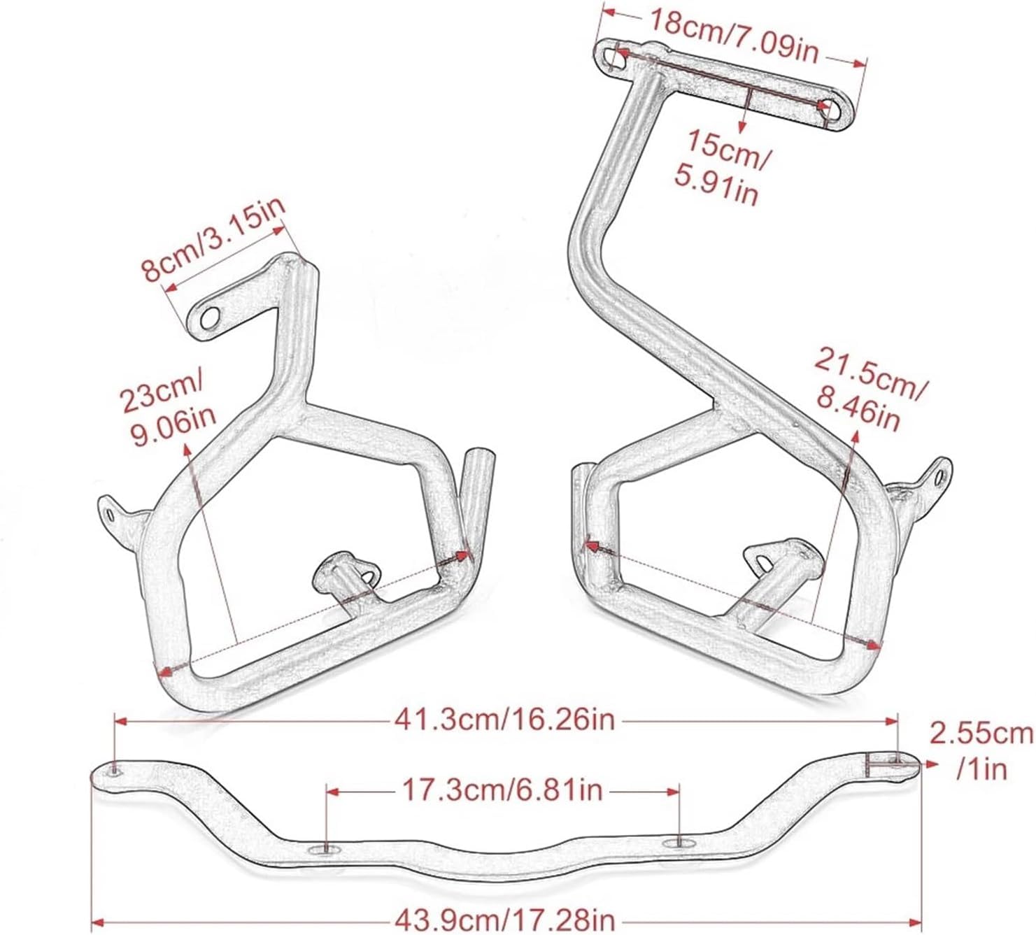 Barras de protección para motocicleta para BMW S1000XR S1000 XR S 1000 2015 2016 2017 2018 2019 para carretera y motor Barras protectoras para motocicletas