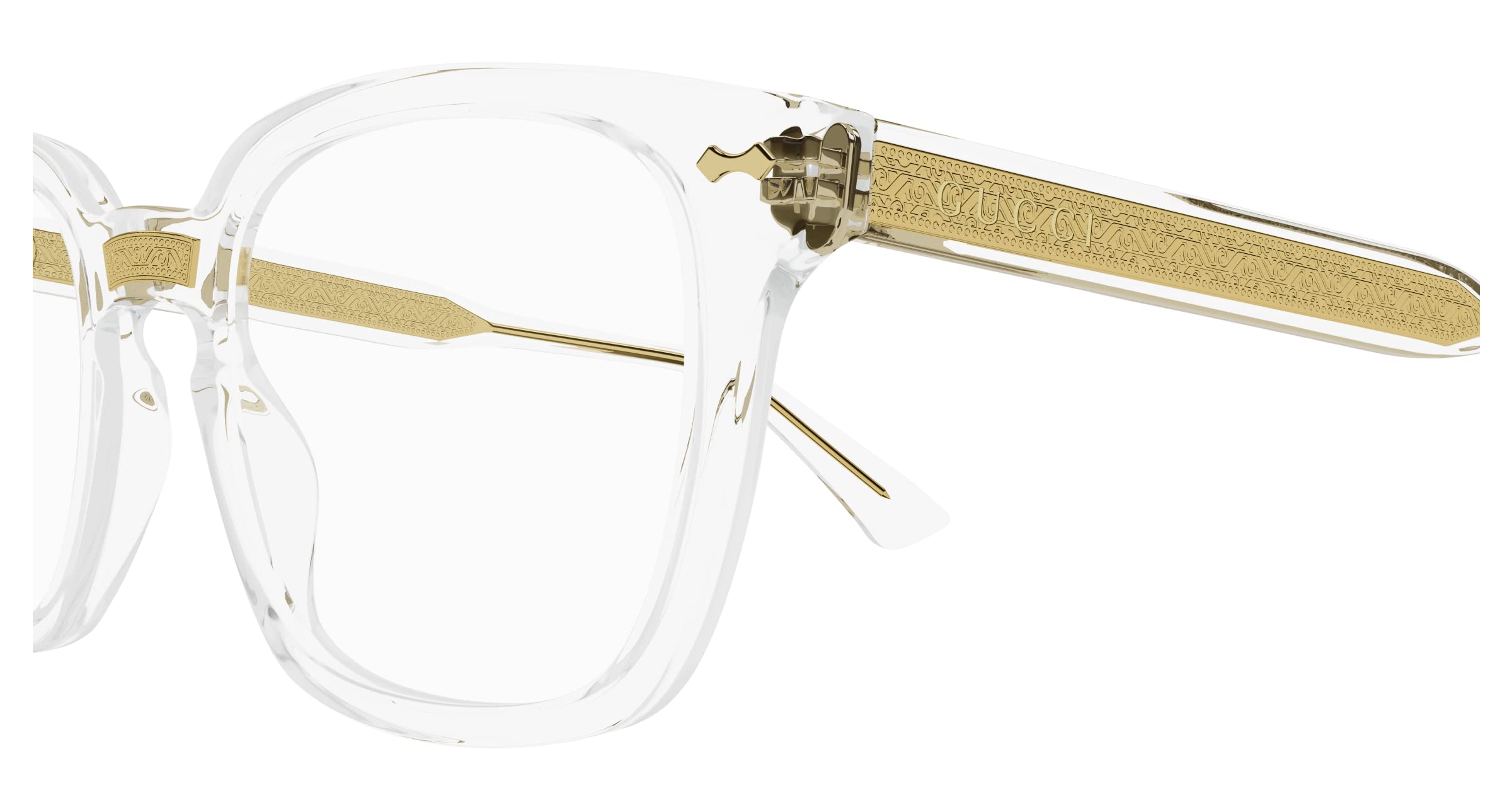 Gucci Vintage Eyeglasses GG0184O 50mm For Men Women - Bundle Ocu-Kit Eyewear Care Packet