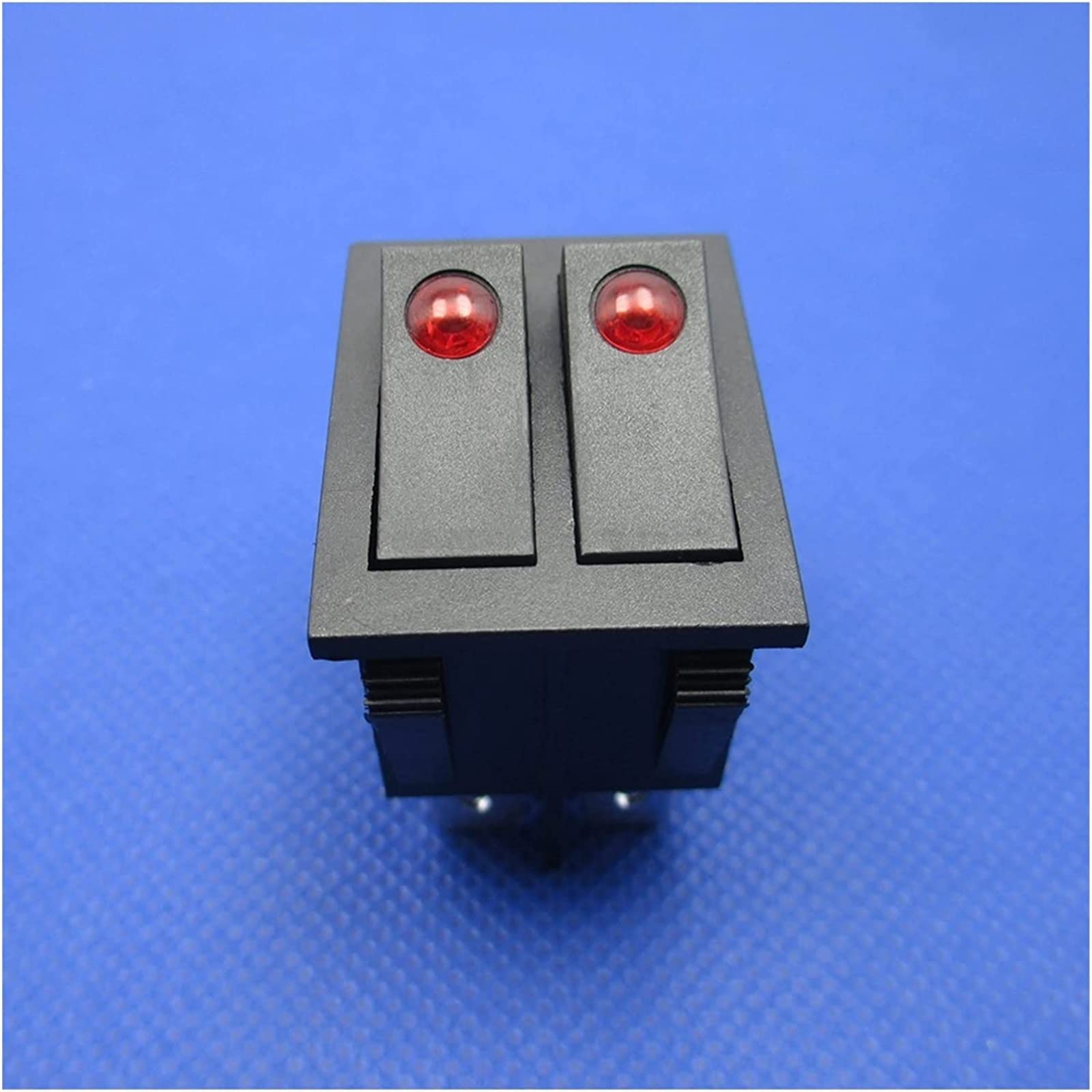 Double commutateur électrique 16A 250VAC avec voyant lumineux intégré