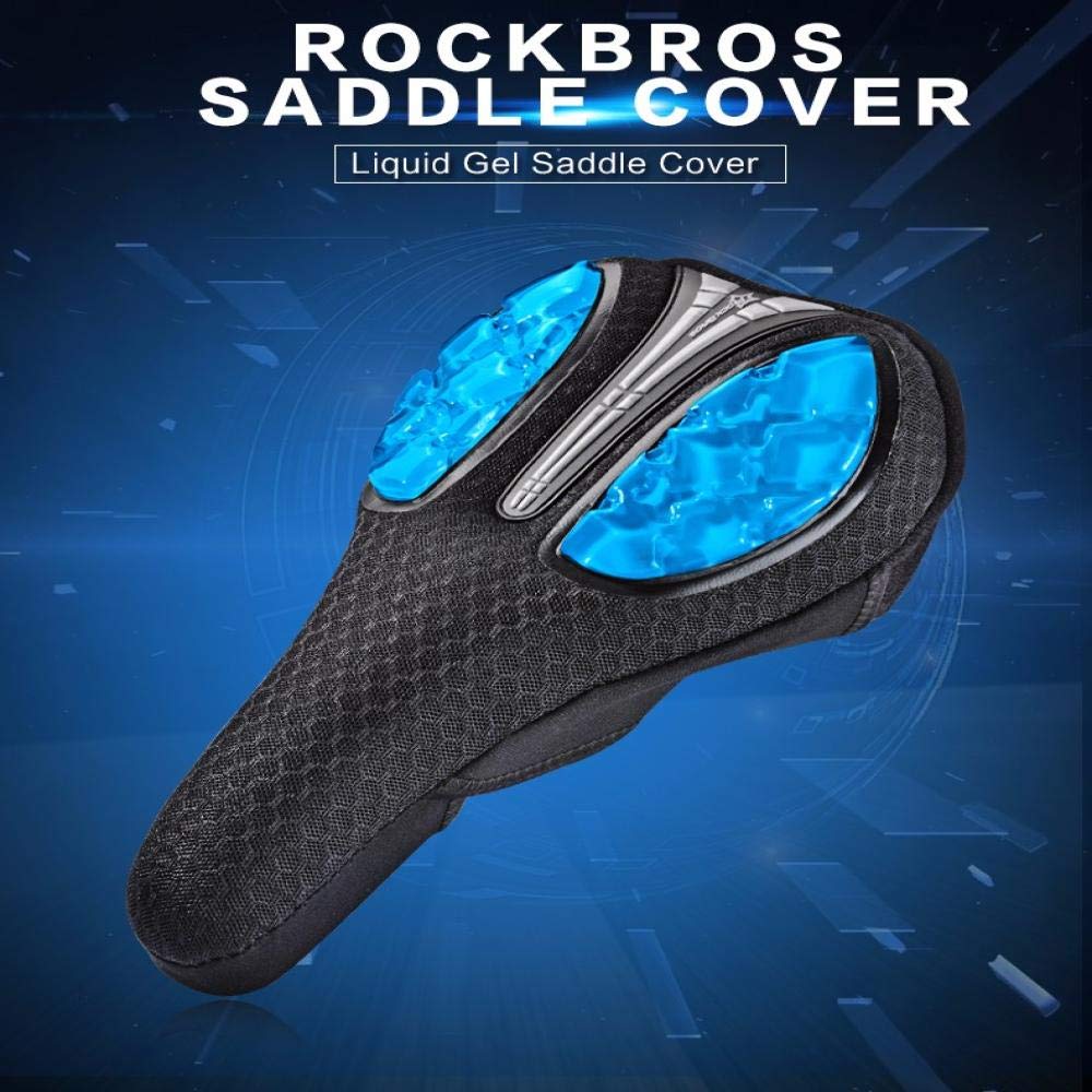 Housse de selle de vélo en gel de silicium liquide, tapis de selle de vélo, coussin confortable, housse de siège souple pour accessoires de vélo LF1034-1R