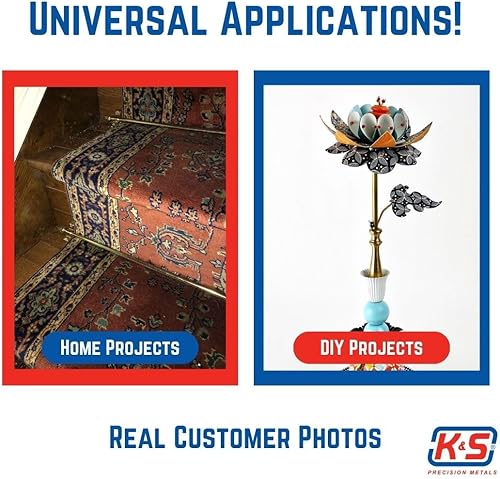 Miniatura 4 de K&S Tubo redondo de latón de precisión 8132-9/32 pulgadas de diámetro exterior x 0.014 pulgadas de pared x 12 pulgadas de largo – Manualidades