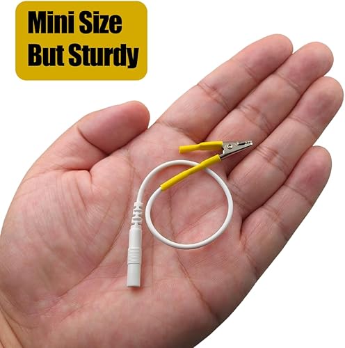 Miniatura 4 de 24 piezas TENS Clip de cable de alambre  BesCable Electrodo Líder Cables con pinzas de cocodrilo para máquina de fisioterapia Unidad TENS  Cable de