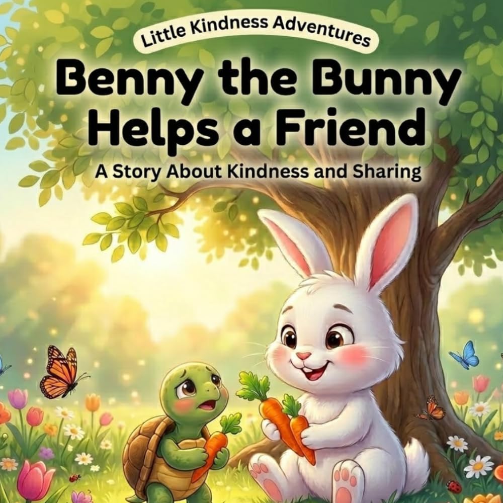 Benny the Bunny Helps a Friend: A Story About Kindness, Friendship, and Sharing (Little Kindness Adventures)