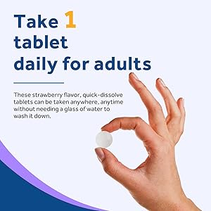 Doctors Recipes Melatonin 10 mg Fast Dissolve 120 Tablets, Natural Sleep Support, Promote Relaxation & Calmness, Non-GMO, Natural Strawberry Flavor, No Water Needed