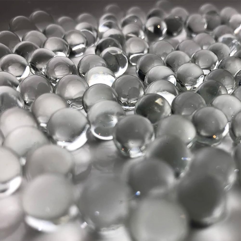 50PCS Boules décoratives, 25mm Billes de Verre Unies pour vases, Aquariums et décoration intérieure, Transparente