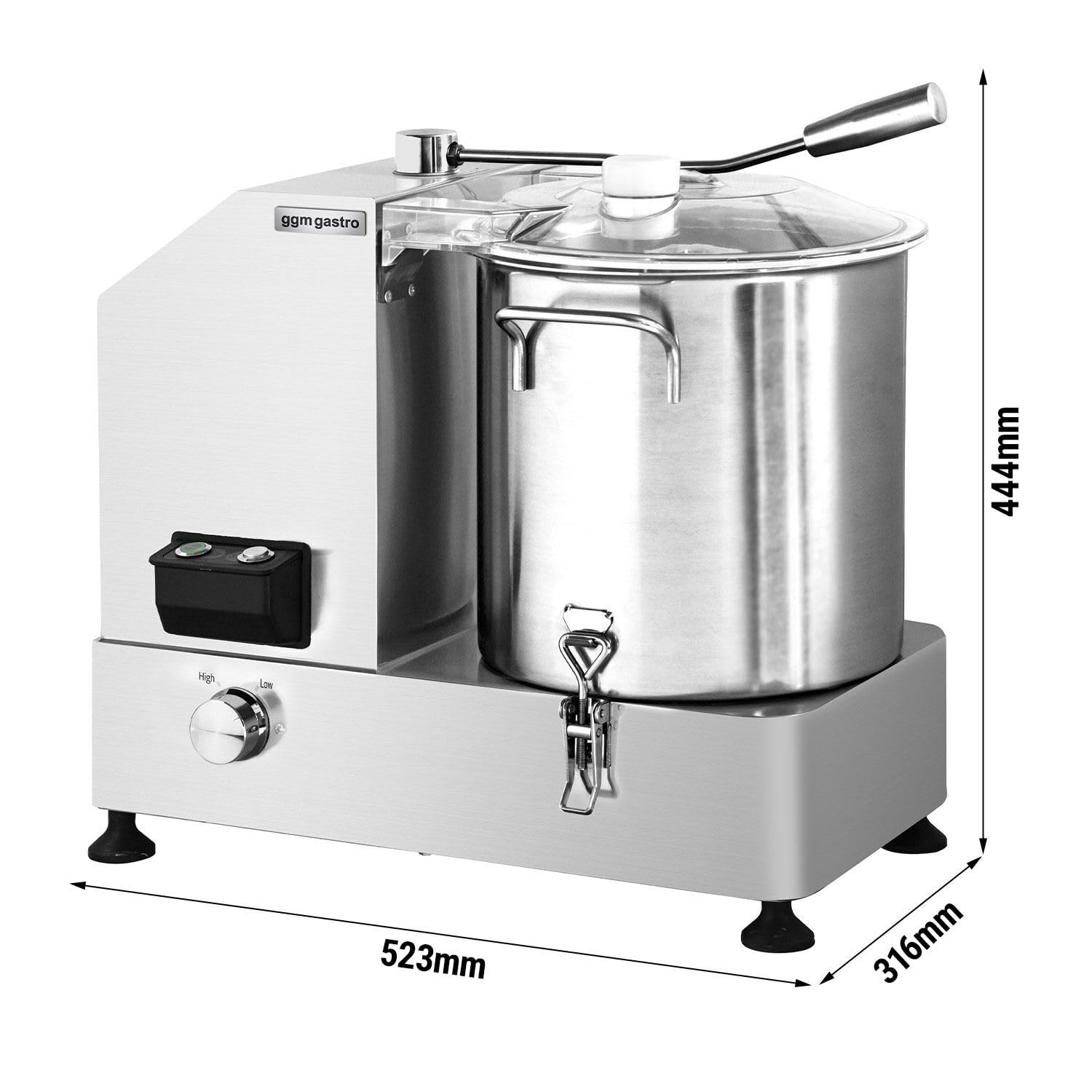 GGM Gastro Vegetarischer Cutter 9 l 1,8 kW