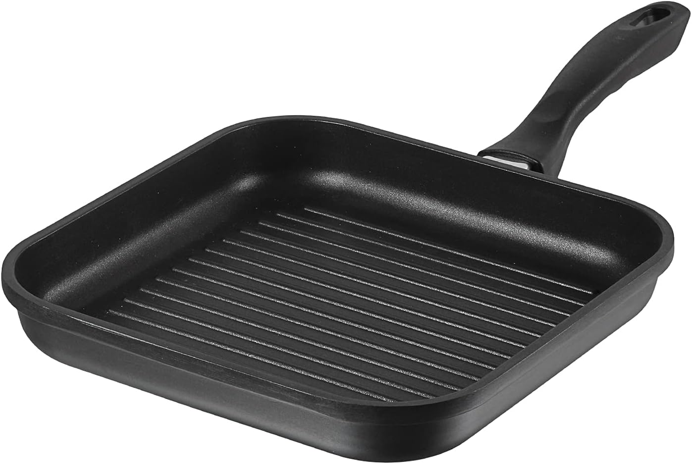 Buy Hawkins 26 cm Grill Pan, Non Stick Die Cast Grilling Pan with Glass Lid, Square Grill Pan