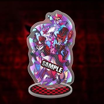 Zhongkaihua Hazbin Hotel Acrylic Stands Figure Angel Dust/Alastor/Lucifer, Hazbin Hotel Merch Acrylic Standing Figure, Hazbin Hotel Figurine Stand Model Desktop Decorations