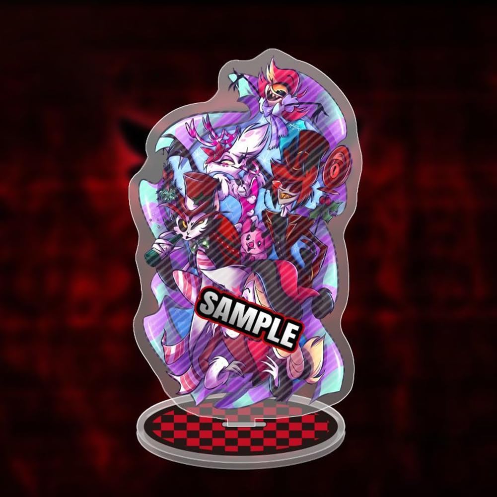 Zhongkaihua Hazbin Hotel Charlie Morningstar Lucifer Morningstar Acrylic Stand Figure 15CM Home Display Desktop Standing Plaque Ornament