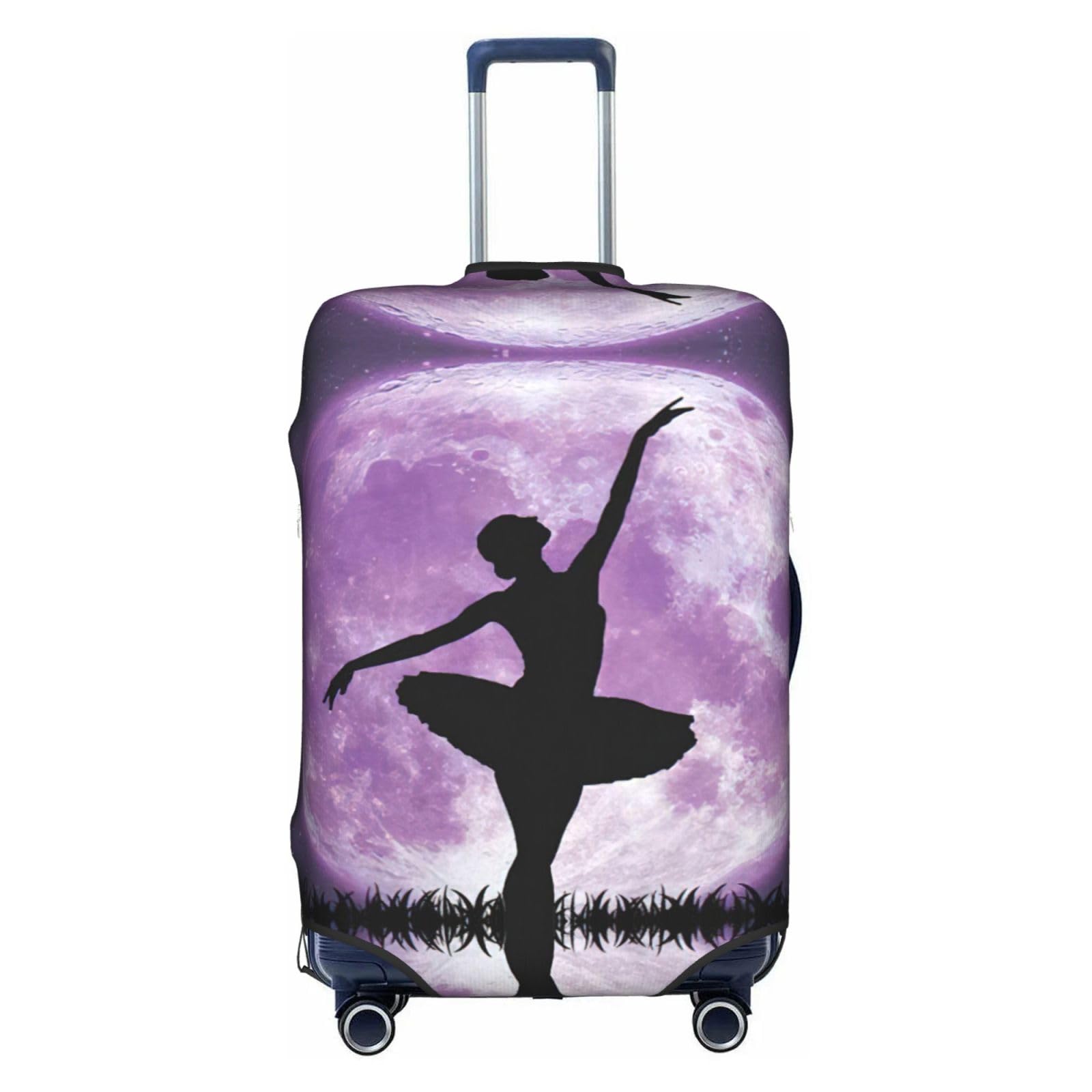 Housse de bagage ballerine blanche design raffiné taille L - 8