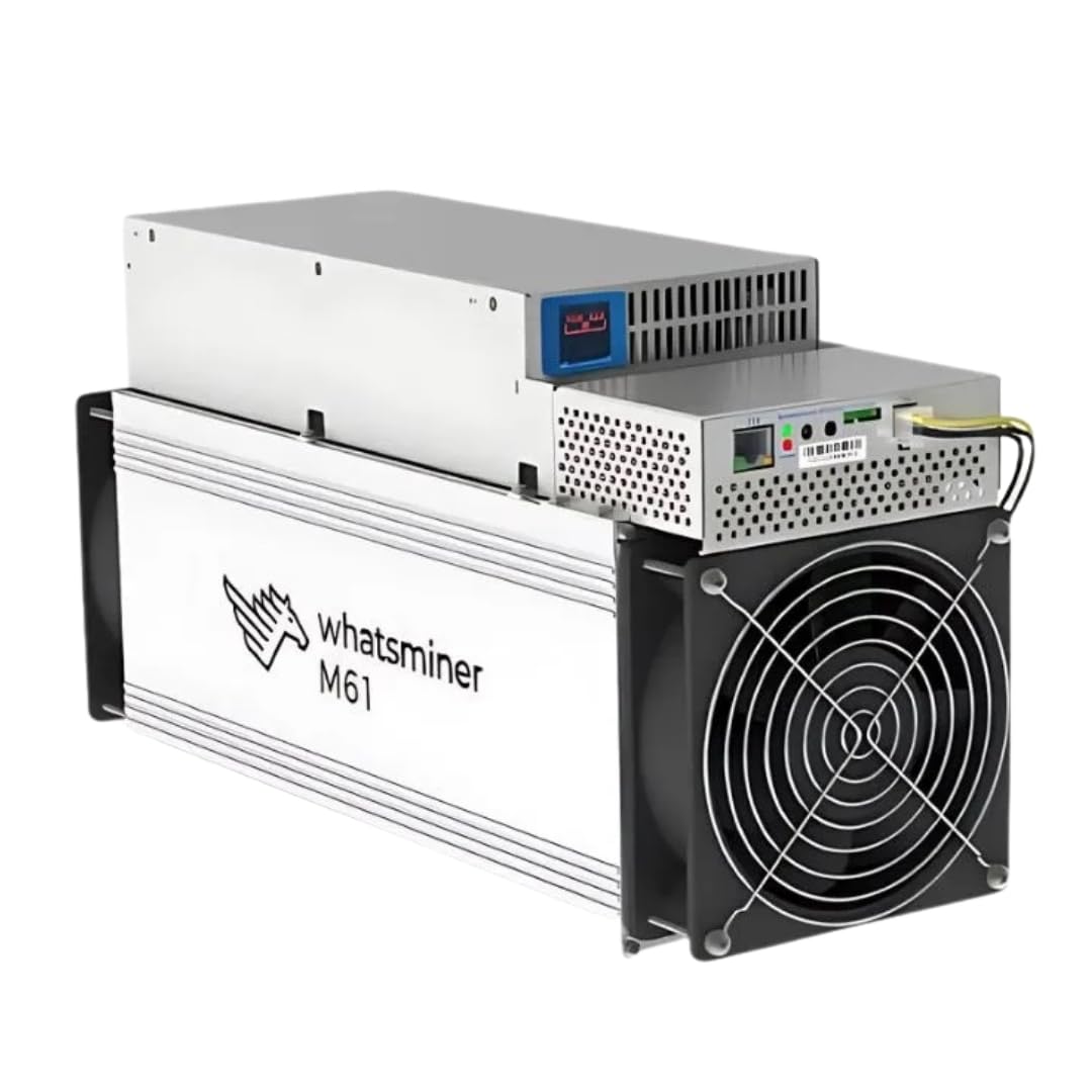 New MicroBT Whatsminer M61 202TH/s SHA-256 Algorithm 4000W BTC Miner 220-240V AC with PSU - in Stock