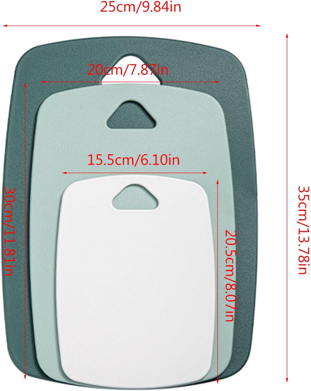 3 PCS Versatile Cutting Board Set Storage Meat Chopping Suitable For Home And Outdoor Use Meat Board