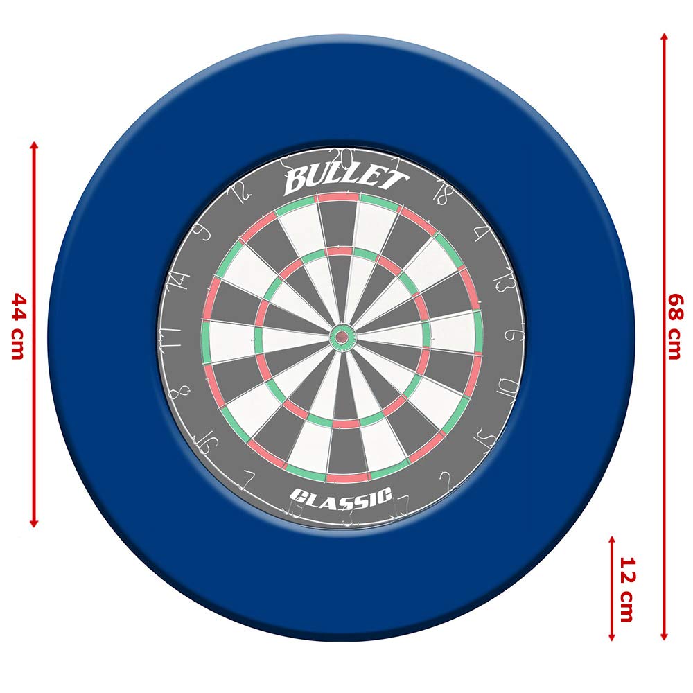 BULLET-Darts Pu Surround Dartboard Anello, Bersaglio Unisex Adulto