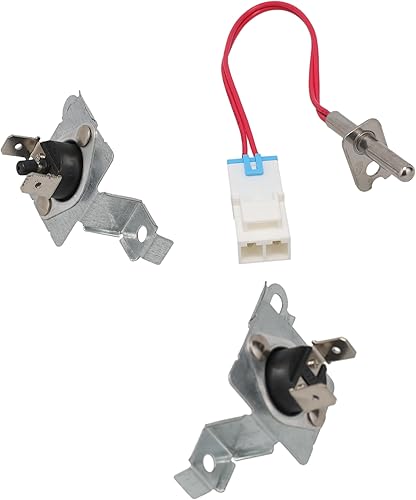 Miniatura 8 de Supplying Demand AGM75510744 383EEL9001D Kit de reemplazo de termostato y termistor para secadora de ropa