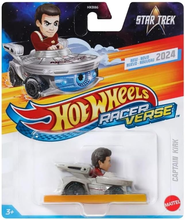 Hot Wheels Racer Verse Captain Kirk Diecast Car