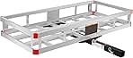 MaxxHaul 70108 Aluminum Cargo Carrier With High Side Rails- Trailer Hitch Mount For RV's, Trucks, SUV's, Vans, Cars With 2