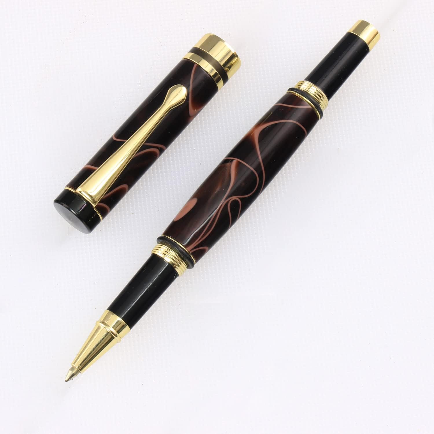 Legacy Woodturning, Classic Roller Ball Pen Kit - Gold, 6 Pack