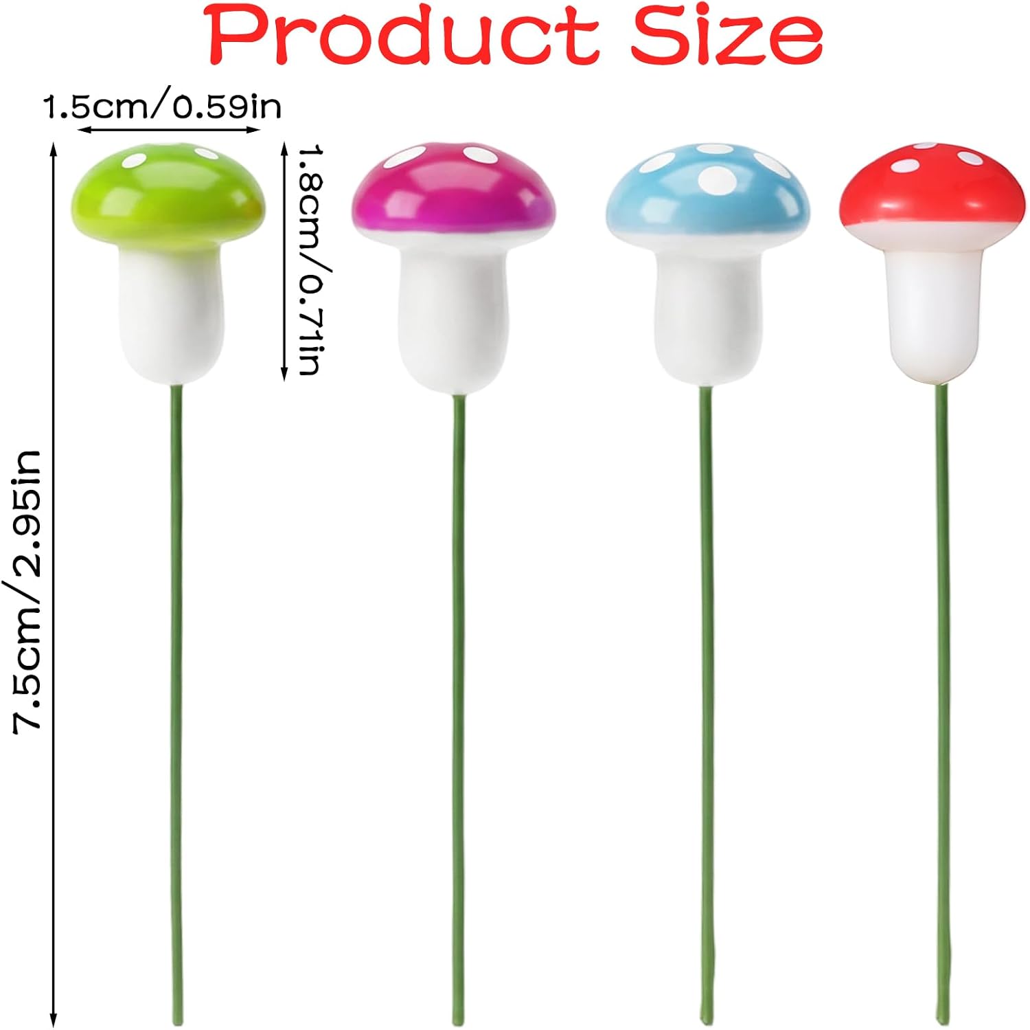 150 Pcs Mini Mushrooms for Crafts, Realistic Tiny Mushrooms