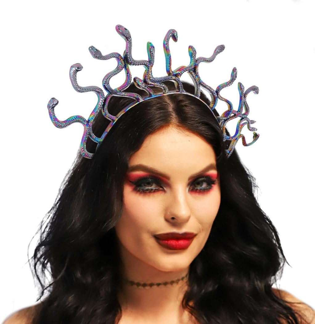 Sixexey ハロウィン ヘッドバンド ヘア バンド メデューサ ヘッドピース ヴィンテージ ヘアアクセサリー 女性用