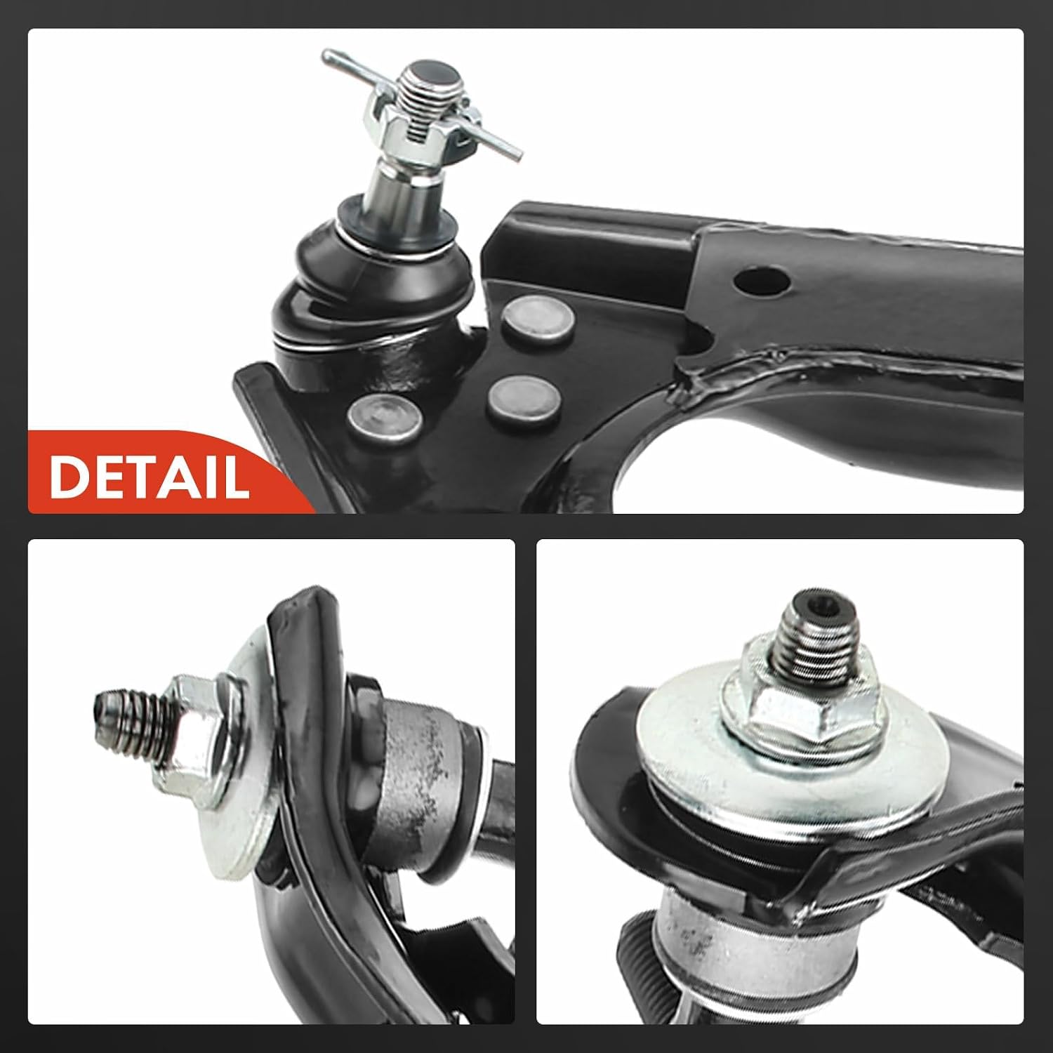 A-Premium 2 x Front Upper Control Arm, with Ball Joint & Bushing, Compatible with Dodge Durango 2000-2003, Dakota 2000-2004, 4WD Only