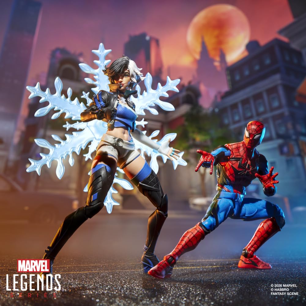 Marvel Legends Series, Marvel Rivals, Spider-Man y Luna Snow, Figuras coleccionables de 15 cm inspiradas en el Videojuego