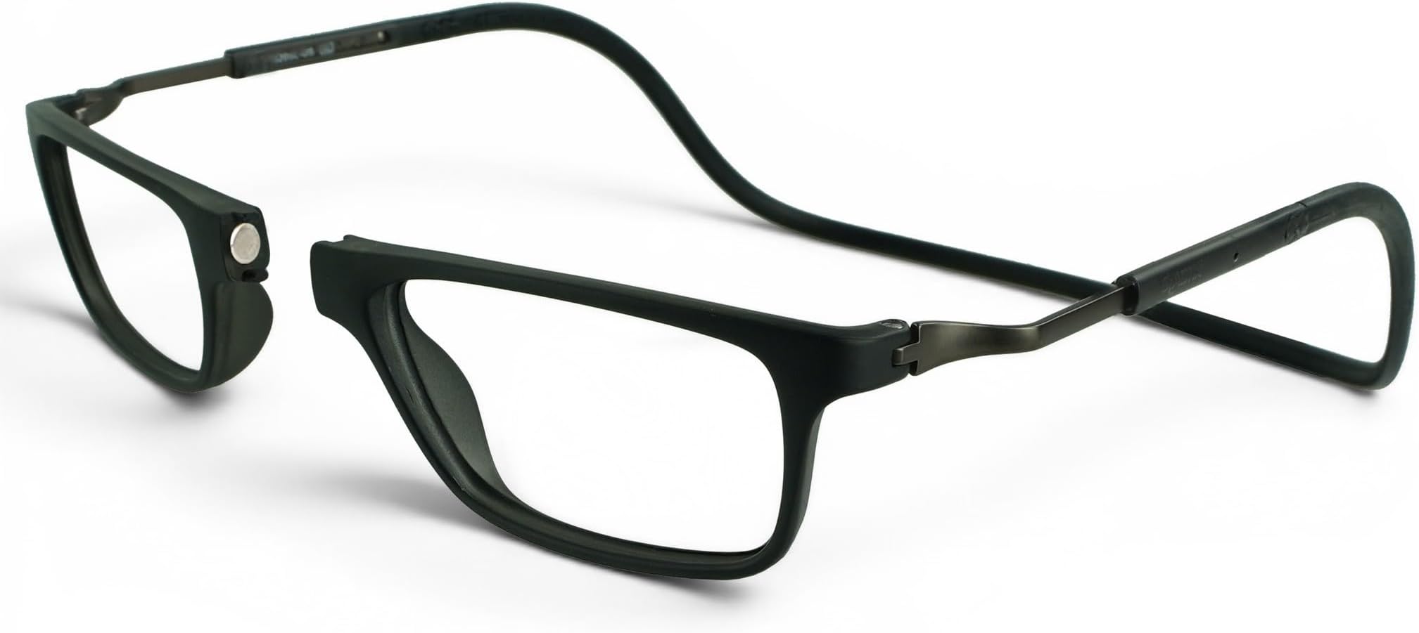 Clic Magnetic Reading Glasses - Adjustable Neck Hanging Readers - Secure Fit with Soft Headband - Bodo (XL-XXL)