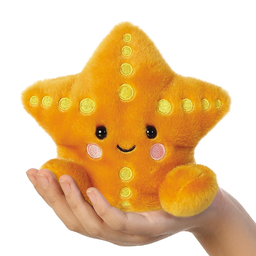 【2/22誕生日セール】PALMS CORAL STAR CSP-10620 Aurora, 33729, Palm Pals Treasure Starfish 5In, Soft Toy, Orange