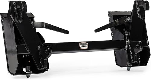 Miniatura 7 de Titan Attachments Adaptador de enganche rápido para tractores John Deere globales para convertir el soporte universal estilo minicargador, no