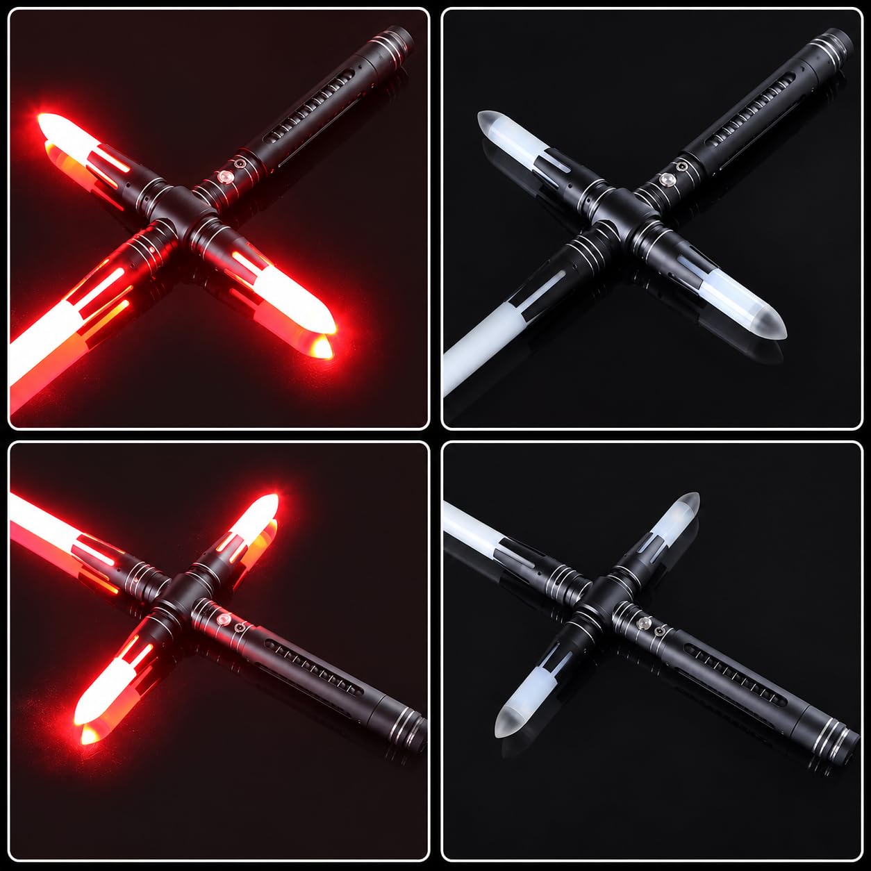Heavy Dueling Light Saber per adulti, RGB 19 colori, 7 caratteri sonori, impugnatura in metallo, altalena liscia, regalo per cosplay e feste di compleanno