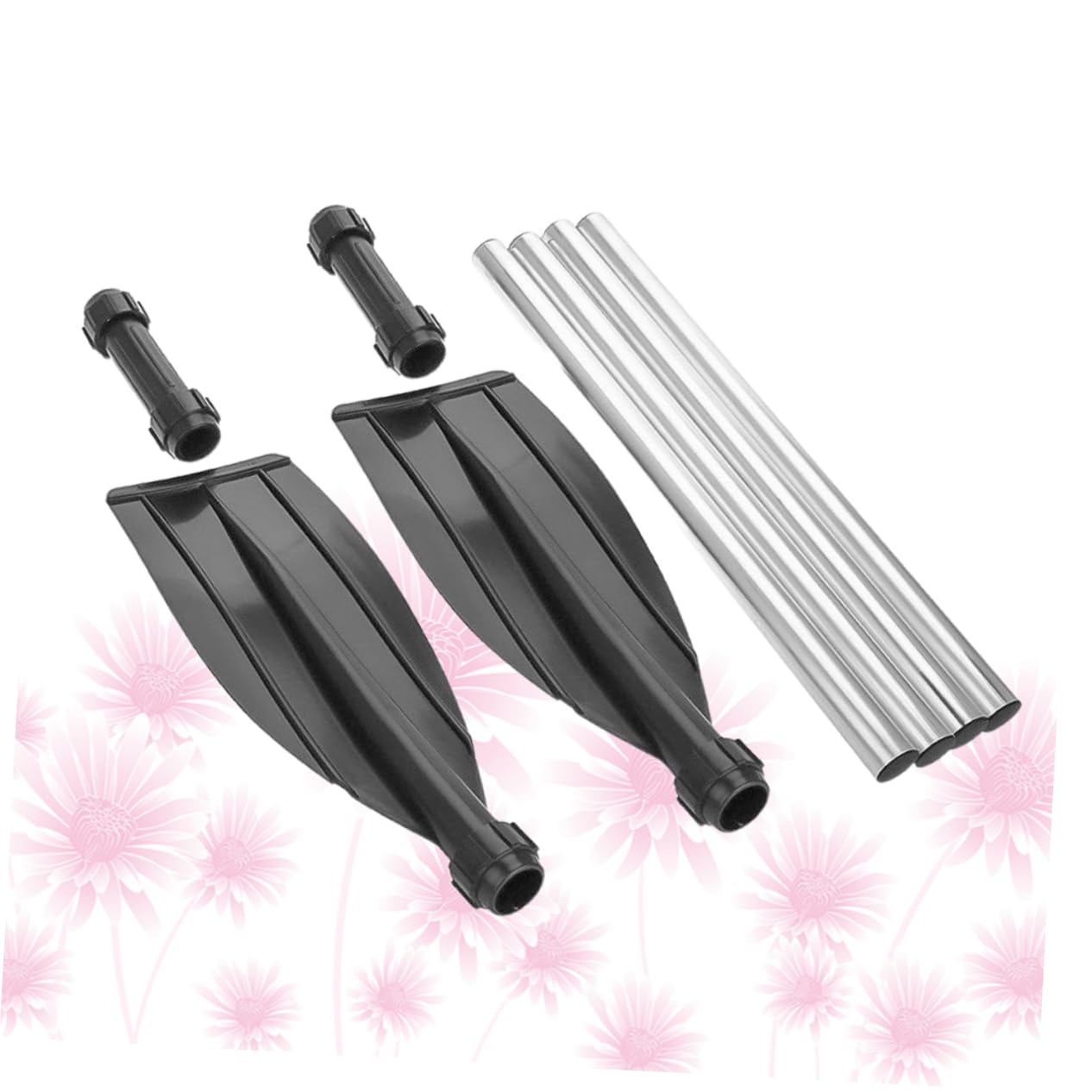 GOOHOCHY 210cm Aluminum Alloy Double End Kayak Paddle Detachable Boat Oar for Kayak Rowing