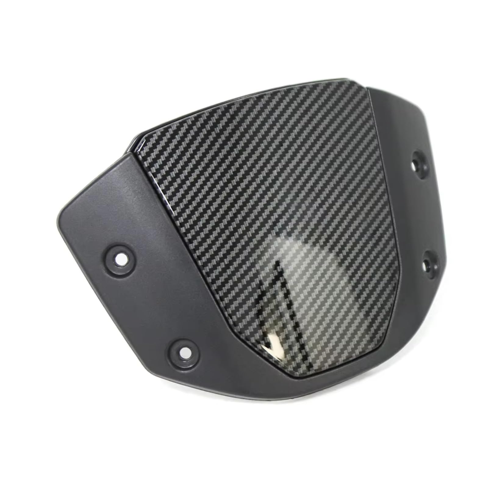 Pare-Brise de Moto pour CB650R 2019 2020 2021 2022 2023 et CB1000R 2018 2019 2020, Déflecteur de Vent Avant, Noir Brillant, Installation Auto-Adhésif