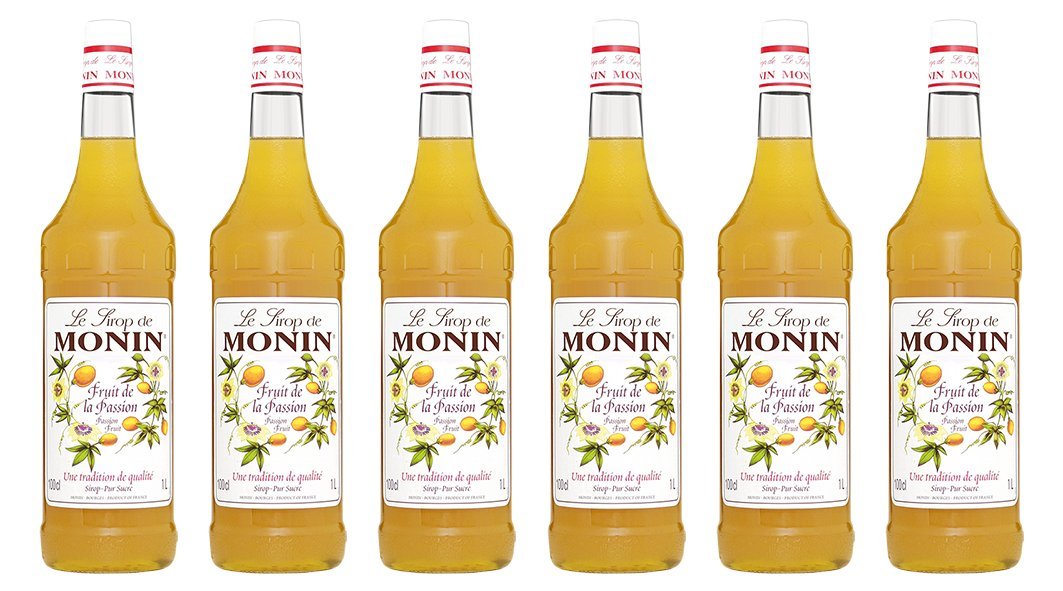 Monin Sirup Maracuja (Passionsfrucht), 1,0L PET 6er