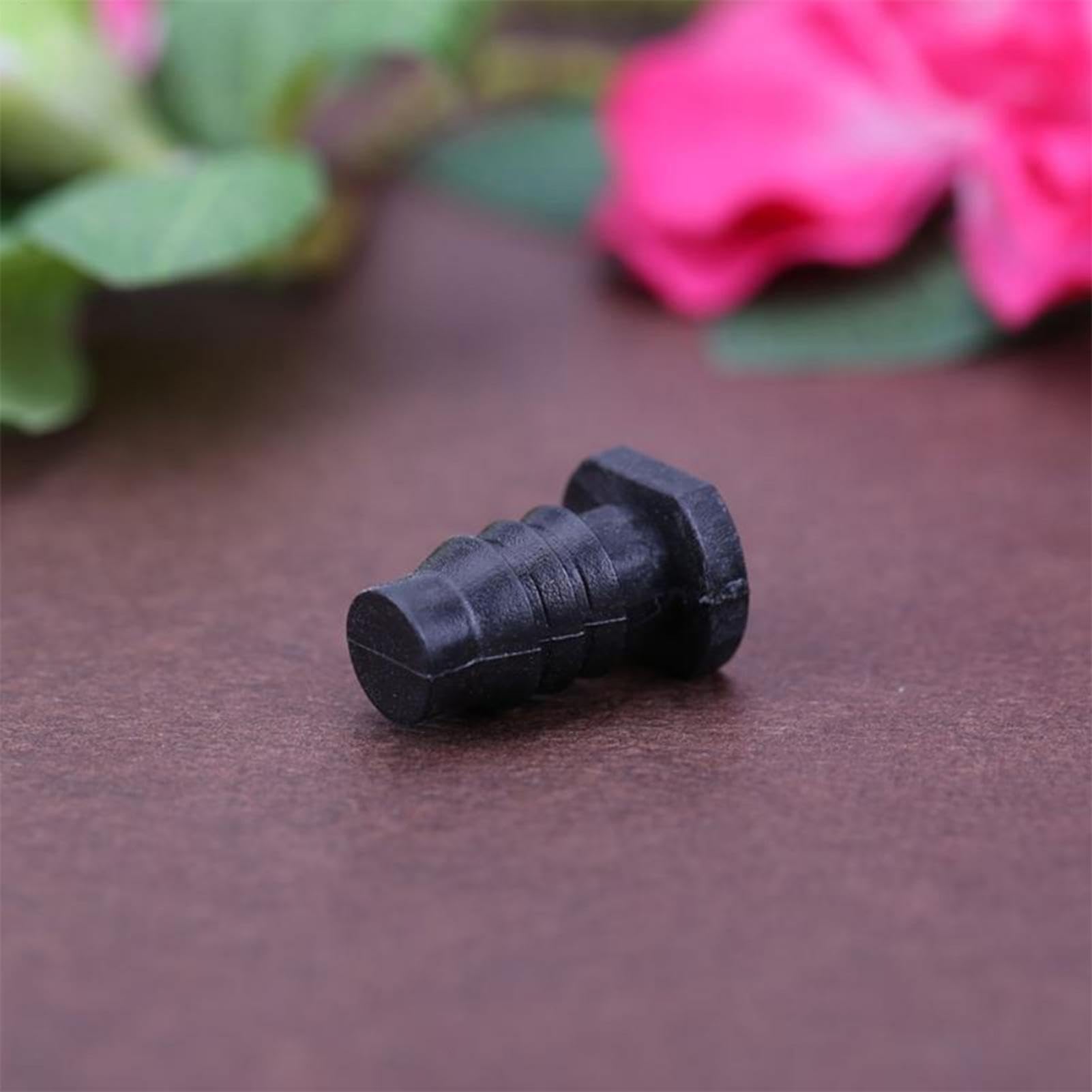 Generisch Gartenschlauch-Endstopfen, 10 Stück Schlauchendkappen für den Garten, einfache Installation, Tropfbewässerungszubehör, 8 mm Wasserrohrstopper für Rasen, Höfe, Gärten, Parks, Terrassen
