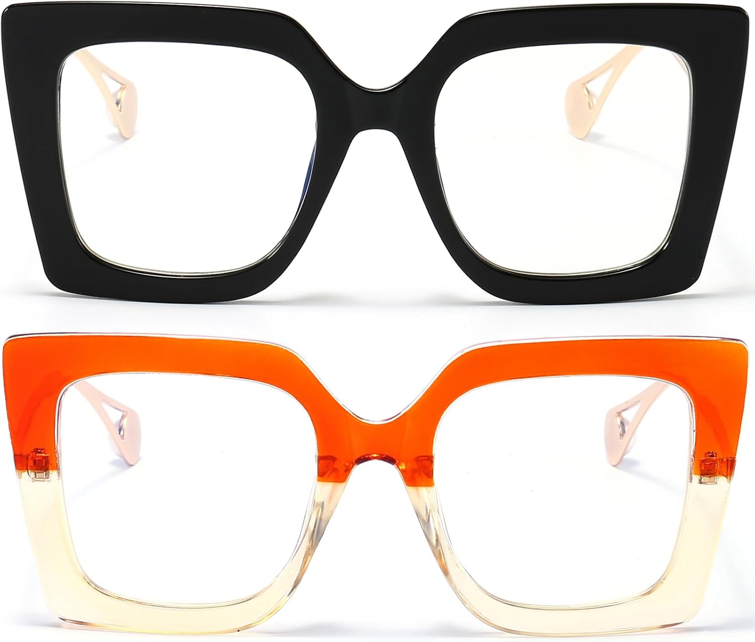 2 Pack (Black + Orange & Champagne)