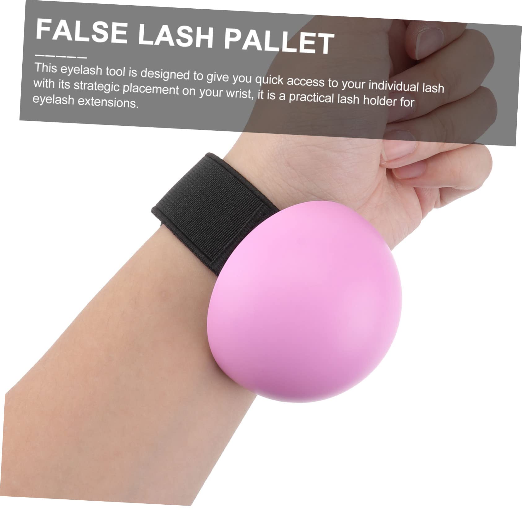 Beatifufu Professional Eyelash Extension Kit Lash Palette Hand Tray Comfortable Lash Grafting Board for Salon Home Use