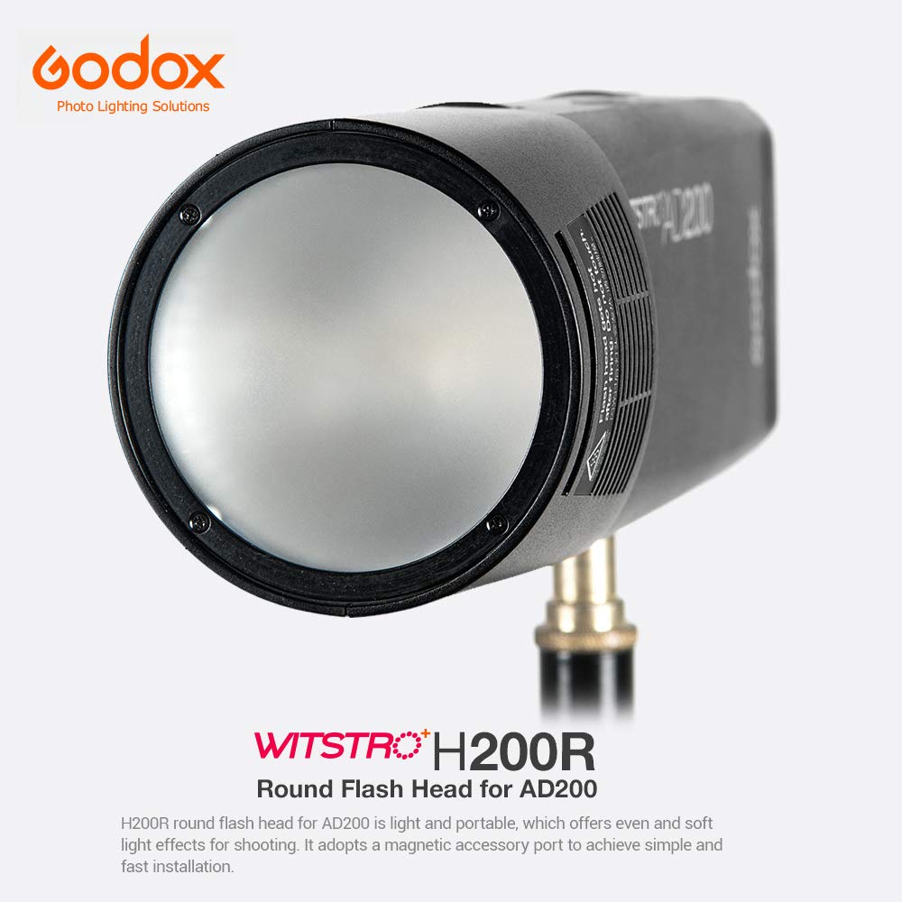 Amazon | Godox H200R 200Wリングフラッシュヘッドスパイラル