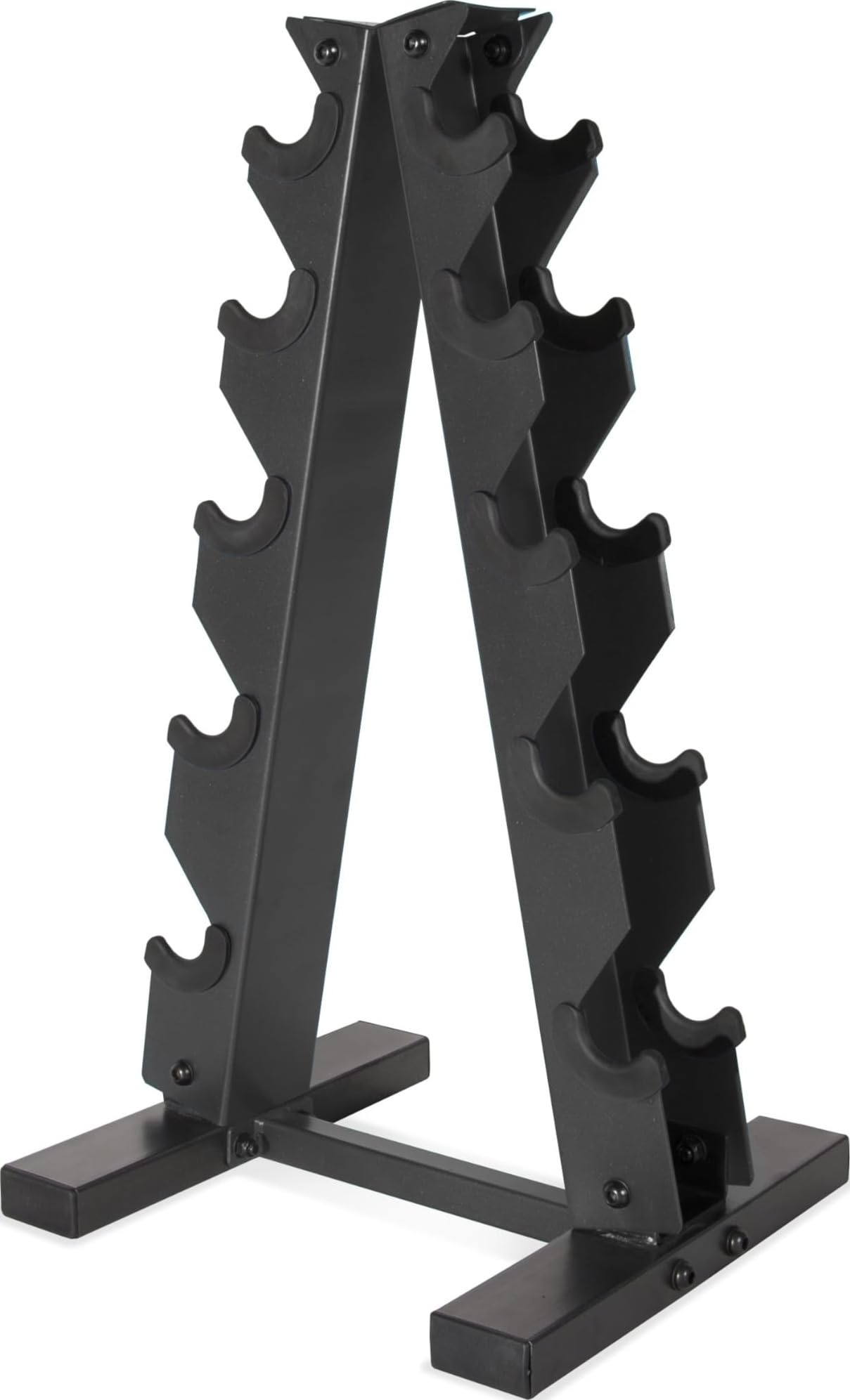 Cap Barbell Support pour haltères avec Cadre en A Noir