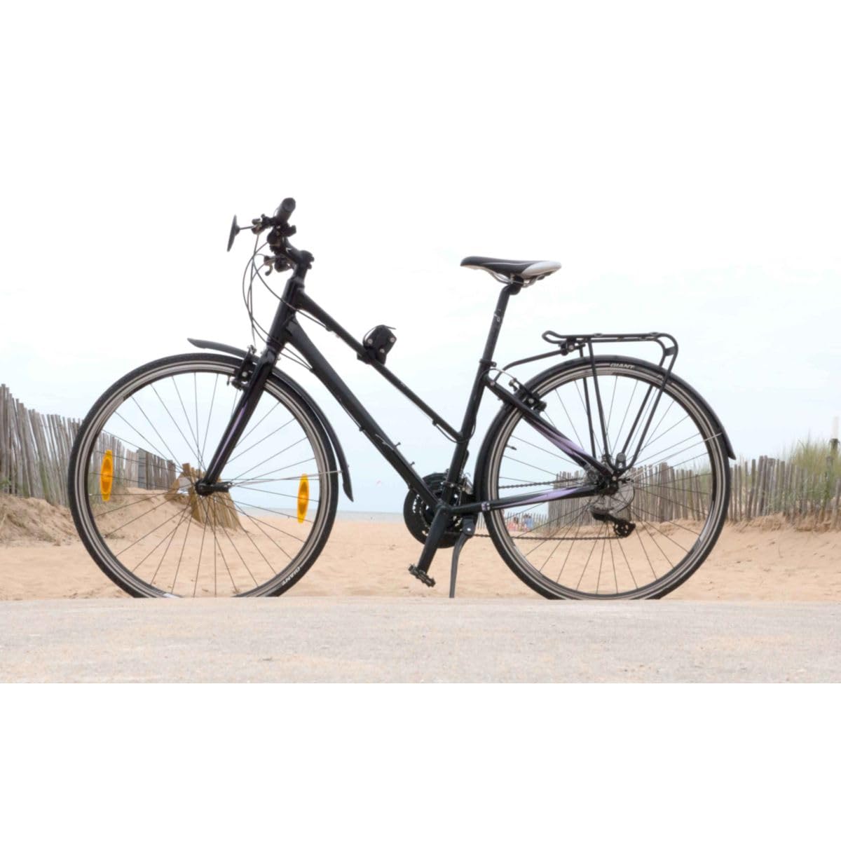 Cool Ride - Antivol Pliant Ultra Compact - 16 Tiges Acier Renforcé - Système Anti-Crochetage - Support de Rangement Auto-Agrippant - Vélo & Trottinette